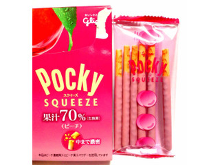 ぽっきぃ　スクイーズ 中評価】江崎グリコ ポッキー スクイーズ ピーチの感想