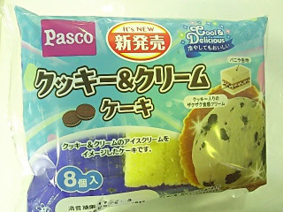 「Pasco クッキー＆クリームケーキ 袋8個」のクチコミ画像 by いちごみるうさん