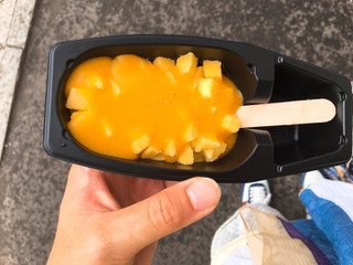 「セイカ 魅惑のドルチェバー 溢れるマンゴーの味わい 袋90ml」のクチコミ画像 by こむねぇさん