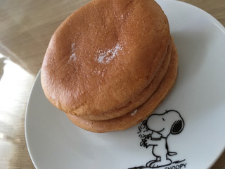 「ローソン 大豆粉の厚焼きパンケーキ アガベシロップ入りメープルソース」のクチコミ画像 by 抜絲地瓜さん