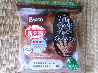 「Pasco My Bagel くるみ＆ブラン 袋1個」のクチコミ画像 by レビュアーさん