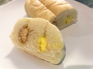 「ヤマザキ 二色サンド マロンホイップ＆おいもホイップ 袋1個」のクチコミ画像 by やにゃさん