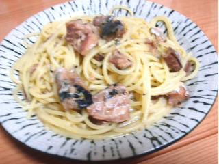 「はごろも おさかなでPASTA さばの塩レモンソース 袋100g」のクチコミ画像 by ねうしとら子さん