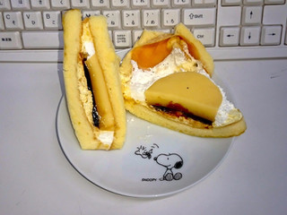 「ファミリーマート プリンのケーキサンド」のクチコミ画像 by Kutz-Changさん