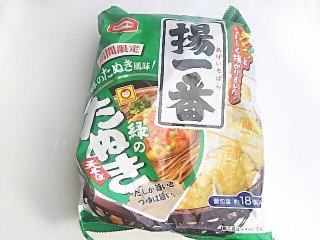 「亀田製菓 揚一番 緑のたぬき風味 袋109g」のクチコミ画像 by いちごみるうさん