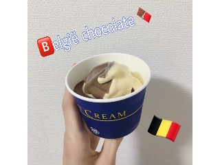 「ミニストップ カップソフト ベルギーチョコミックスソフト」のクチコミ画像 by ヘルシーさん