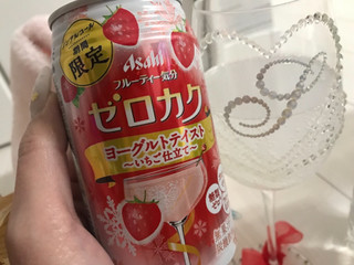 「アサヒ ゼロカク ヨーグルトテイスト いちご仕立て 缶350ml」のクチコミ画像 by SweetSilさん