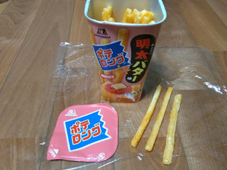 「森永製菓 ポテロング 明太バター味 カップ43g」のクチコミ画像 by レビュアーさん