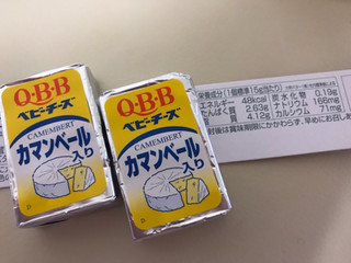 「Q・B・B ベビーチーズ カマンベール入り 15g×4」のクチコミ画像 by SweetSilさん