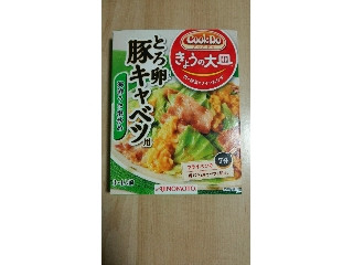 「味の素 クックドゥ きょうの大皿 とろ卵豚キャベツ用 箱100g」のクチコミ画像 by あんじゅろぜさん