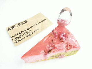 「aworks 桜ピスタチオチーズケーキ」のクチコミ画像 by いちごみるうさん