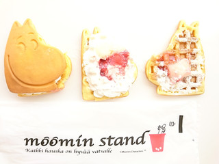 「ムーミンカフェ いちご餅 クリームワッフル」のクチコミ画像 by いちごみるうさん