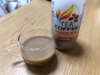 「アサヒ ワンダ TEA COFFEE カフェラテ×焙じ茶 ペット525ml」のクチコミ画像 by ちいぼうさん