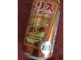 「サントリー トリスハイボール キリッと濃いめ 缶350ml」のクチコミ画像 by ゆきチョコさん