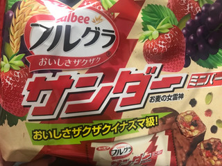 「有楽製菓 フルグラ サンダー ミニバー 袋134g」のクチコミ画像 by SweetSilさん