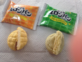 「カバヤ 小さなメロンパンクッキー 2種のアソート 袋22枚」のクチコミ画像 by めーぐーさん