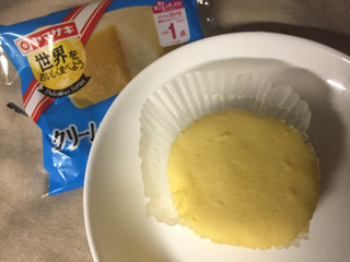 「ヤマザキ 世界をおいしく食べよう クリームチーズ蒸しケーキ 袋1個」のクチコミ画像 by おっちゃまさん