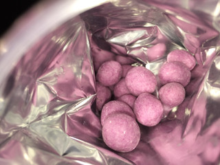 「ブルボン 大豆ちょこ 紫いも味 袋33g」のクチコミ画像 by kina子いもさん