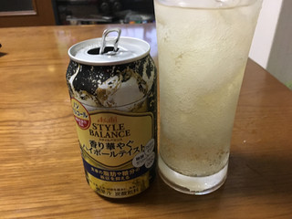 「アサヒ スタイルバランス 香り華やぐハイボールテイスト 缶350ml」のクチコミ画像 by ビールが一番さん