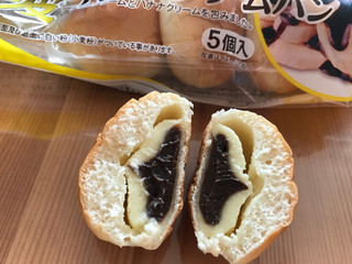 「ヤマザキ 薄皮 チョコクリーム＆バナナクリームパン 袋5個」のクチコミ画像 by いあんさん