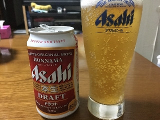 「アサヒ 本生 ドラフト 缶350ml」のクチコミ画像 by ビールが一番さん