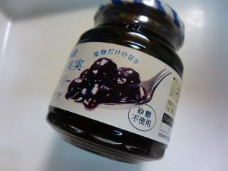 「アヲハタ まるごと果実 ブルーベリー 瓶250g」のクチコミ画像 by レビュアーさん
