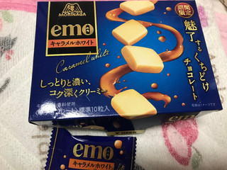 「森永製菓 emo キャラメルホワイト 箱42g」のクチコミ画像 by SweetSilさん
