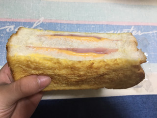 「ミニストップ MINISTOP CAFE フレンチトースト ハムチーズ」のクチコミ画像 by おむちゃんさん