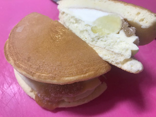 「セブン-イレブン スイートポテトパンケーキどら」のクチコミ画像 by SweetSilさん