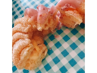 中評価】ミスタードーナツ ストロベリーカスタードフレンチの