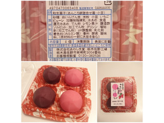 「あわしま堂 フルーツ和菓子 あんころ餅詰合せ 苺・小豆 パック4個」のクチコミ画像 by MAA しばらく不在さん