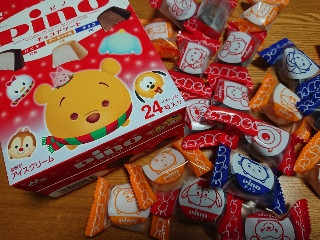 「森永 ピノ チョコアソート ディズニーデザインパッケージ 箱10ml×24」のクチコミ画像 by たむこーさん