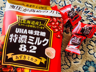 「UHA味覚糖 特濃ミルク8.2 あずきミルク 袋93g」のクチコミ画像 by シナもンさん