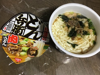 「日清のどん兵衛 肉うどん カップ87g」のクチコミ画像 by レビュアーさん