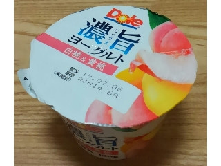 「Dole 濃旨ヨーグルト 白桃＆黄桃 カップ125g」のクチコミ画像 by みにぃ321321さん