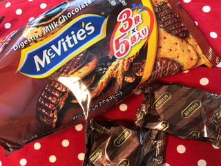 「明治 マクビティ ダイジェスティブミルクチョコレート 袋3枚×5」のクチコミ画像 by レビュアーさん