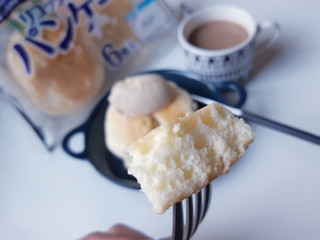 「ニッポンハム リコッタチーズのパンケーキ 袋6枚」のクチコミ画像 by MAA しばらく不在さん