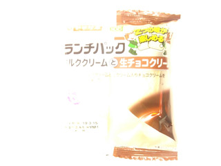 「ヤマザキ ランチパック ミルククリームと生チョコクリーム 袋2個」のクチコミ画像 by いちごみるうさん