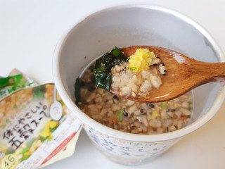 「ヒガシマル 体にやさしい五穀スープ 塩味 カップ13g」のクチコミ画像 by MAA しばらく不在さん