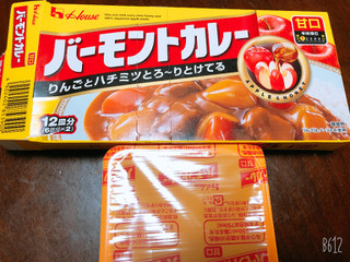 「ハウス バーモントカレー 甘口 箱230g」のクチコミ画像 by なしなしなしなしさん