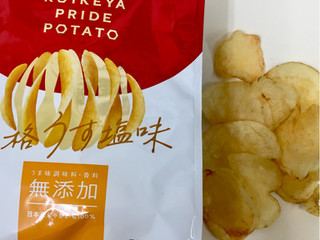 「湖池屋 KOIKEYA PRIDE POTATO 本格うす塩味 袋60g」のクチコミ画像 by ビールが一番さん