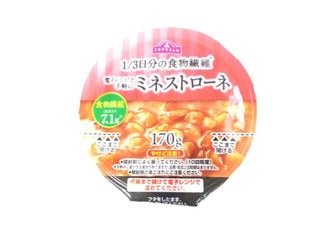 「トップバリュ 1／3日分の食物繊維 電子レンジで手軽に ミネストローネ カップ170g」のクチコミ画像 by いちごみるうさん