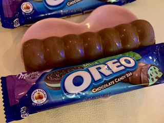 「Milka Oreo チョコレートキャンディバー ミント 袋41g」のクチコミ画像 by SweetSilさん