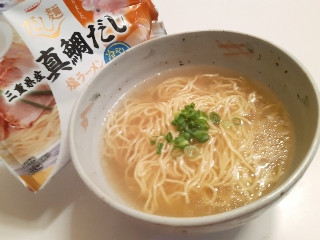 「tabete だし麺 三重県産真鯛だし 塩ラーメン 袋109g」のクチコミ画像 by MAA しばらく不在さん