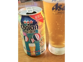 「アサヒ オリオンドラフト 夏限定花火デザイン 缶350ml」のクチコミ画像 by ビールが一番さん