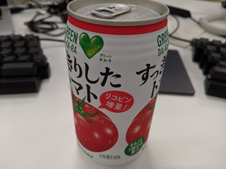 「サントリー GREEN DA・KA・RA すっきりしたトマト 缶350g」のクチコミ画像 by みやップルさん
