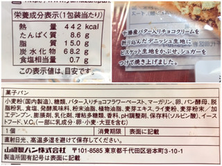 「ヤマザキ 十勝産バター入りチョコパン 袋1個」のクチコミ画像 by やにゃさん