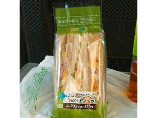 「ニューデイズ たっぷり野菜のミックスサンド 北海道産コーン・枝豆・じゃがいも使用」のクチコミ画像 by レビュアーさん