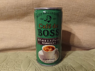 「サントリー カフェ・ド・ボス ほろあまエスプレッソ 缶185g」のクチコミ画像 by MTDRさん