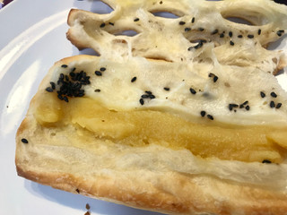 「第一パン チーズクリームとスイートポテトデニッシュ 袋1個」のクチコミ画像 by やにゃさん